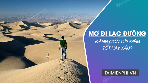 nam mo di lac duong danh con gi diem tot hay xau