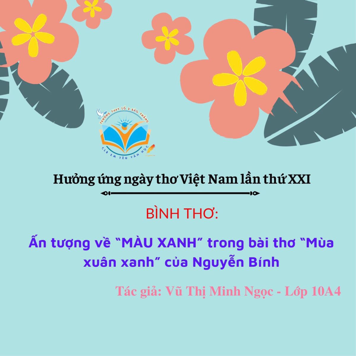 phan tich bai tho mua xuan xanh cua nguyen binh