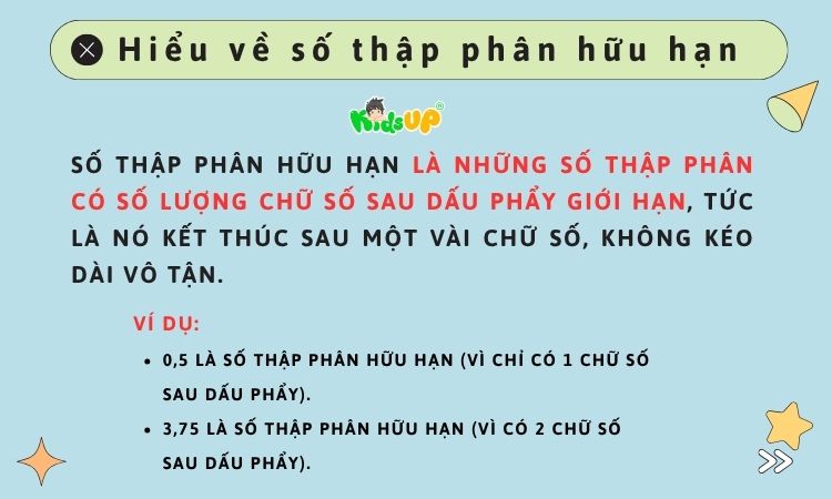 Phân biệt số thập phân vô hạn và hữu hạn