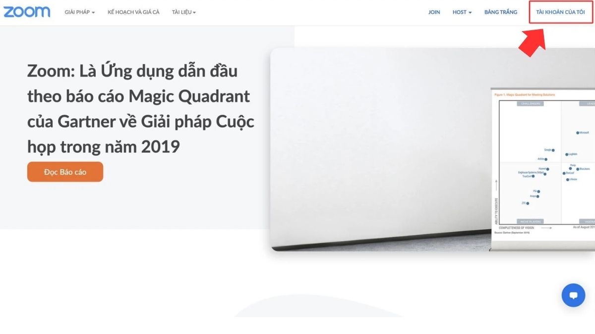 Bước 1: Hướng dẫn cách chia phòng trong Zoom
