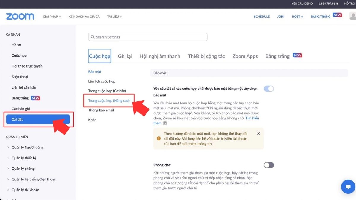 Bước 3: Hướng dẫn cách chia phòng trong Zoom