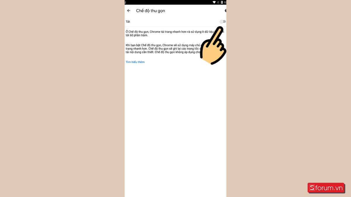Cách sửa lỗi đăng nhập thisinh.thithptquocgia.edu.vn trên điện thoại Android bước 4