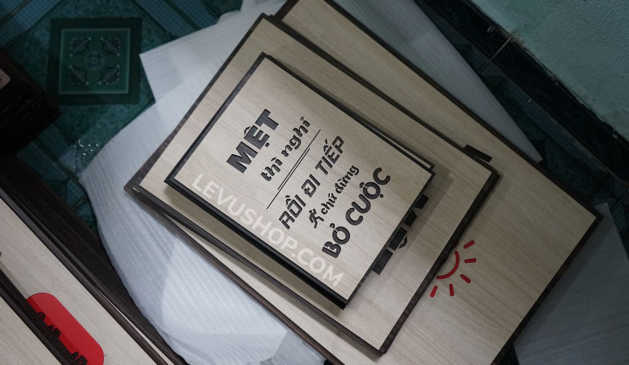 Tranh slogan văn phòng làm việc khẩu hiệu doanh nghiệp