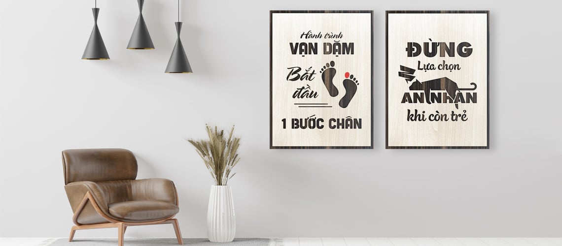 Tranh khẩu hiệu văn phòng tuyệt đỉnh
