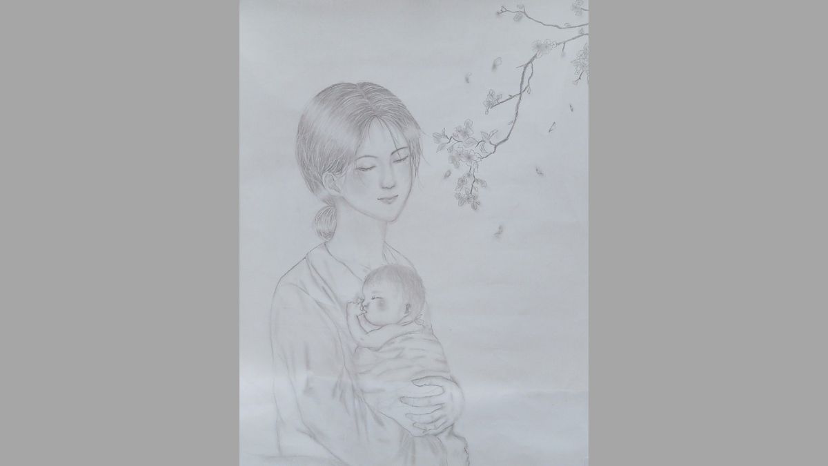 Cách vẽ tranh 20/10 ngày Phụ Nữ Việt Nam tặng cho bà, mẹ ý nghĩa đẹp