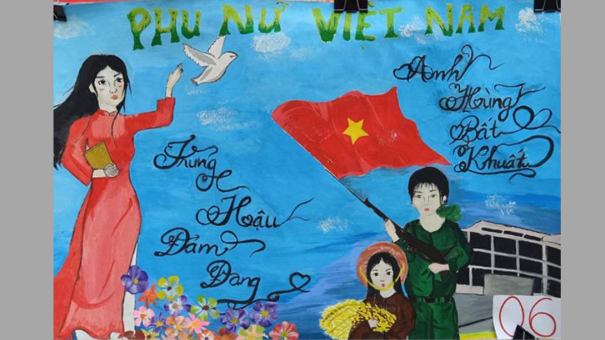 Cách vẽ tranh 20/10 cho cô giáo đơn giản, ý nghĩa