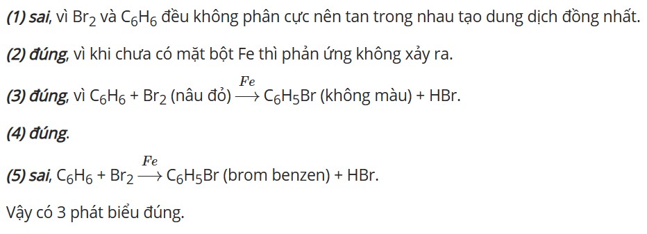 trong phan tu benzen co 15
