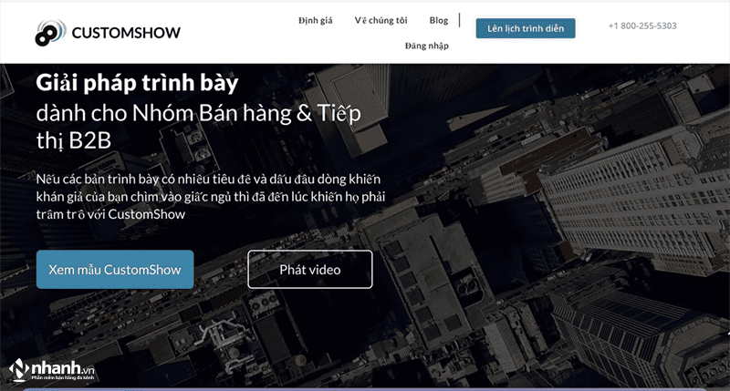 Phần mềm trình chiếu CustomShow