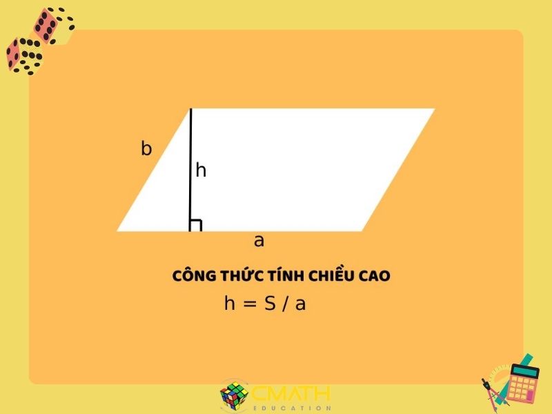 cach tinh chieu cao hinh binh hanh
