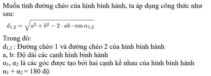 cong thuc tinh duong cheo hinh binh hanh 2