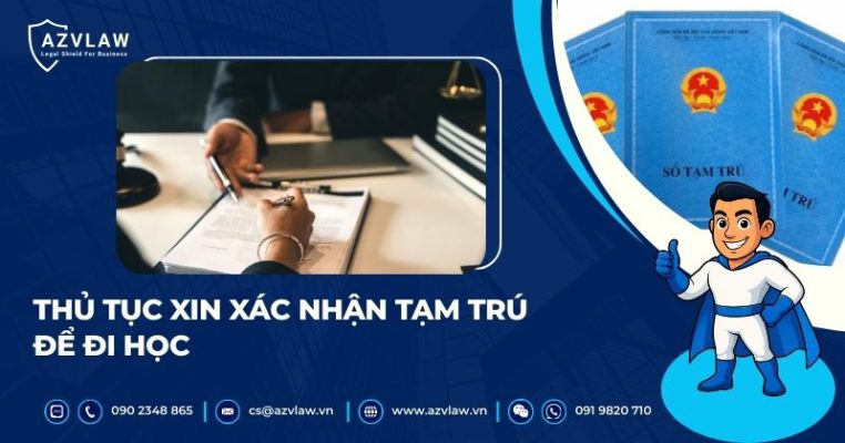 Thủ tục xin xác nhận tạm trú để đi học