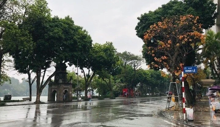 Miền Bắc sắp đón không khí lạnh lệch đông, trời chuyển mưa ẩm